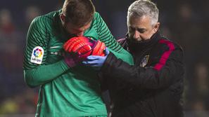 Jan Oblak, poškodba