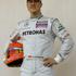 VN Bahrajna 2010 Shakir portret Michael Schumacher (Mercedes)