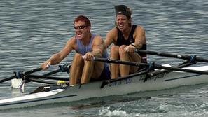 Luka Špik in Iztok Čop sta si priveslala drugo mesto.