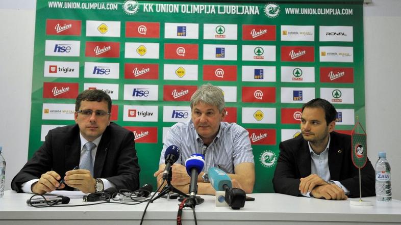 Pipan Möderndorfer Zupančič predstavitev Stožice Union Olimpija novi trener