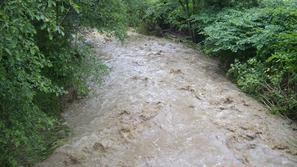 Reke so sicer narasle, a na srečo ne čez kritično mejo in zato niso poplavljale.