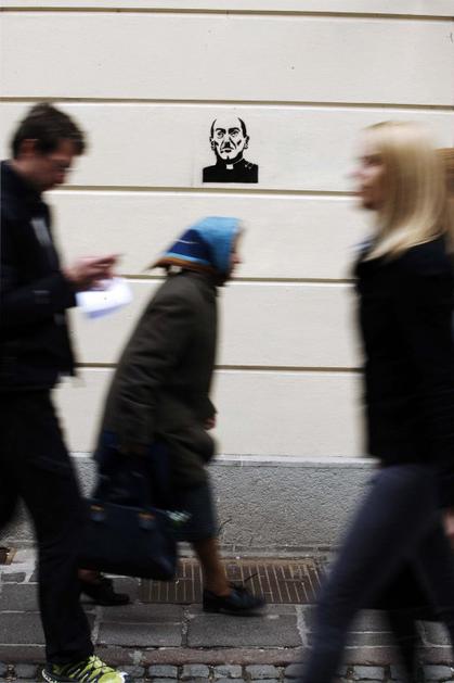 Janšev grafit na Trubarjevi cesti v Ljubljani