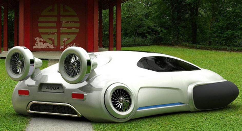 VW hovercraft concept oblikovalca Yuhan Zhang Aque