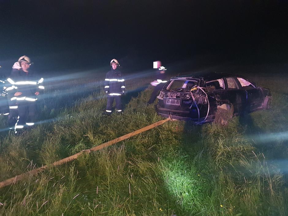 Prometna nesreča pri Bohinjski Bistrici | Avtor: PGD Bohinjska Bistrica