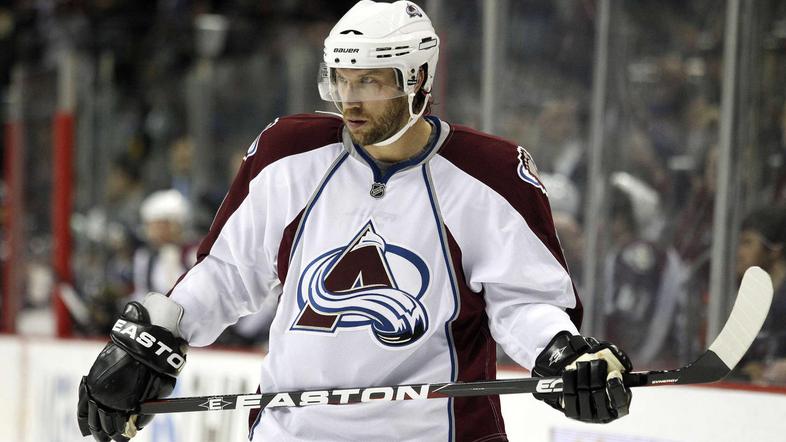 Tokrat zadnji zbogom? Peter Forsberg med eno izmed obeh tekem, ki jo je odigral 