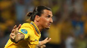 Ibrahimović Švedska Francija Kijev Euro 2012