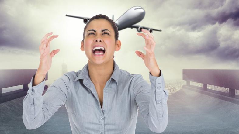 letalo, potnik, jeza