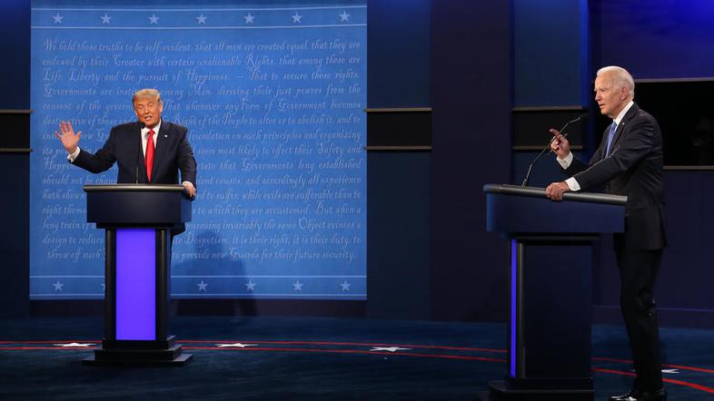 soočenje Joe Biden Donald Trump