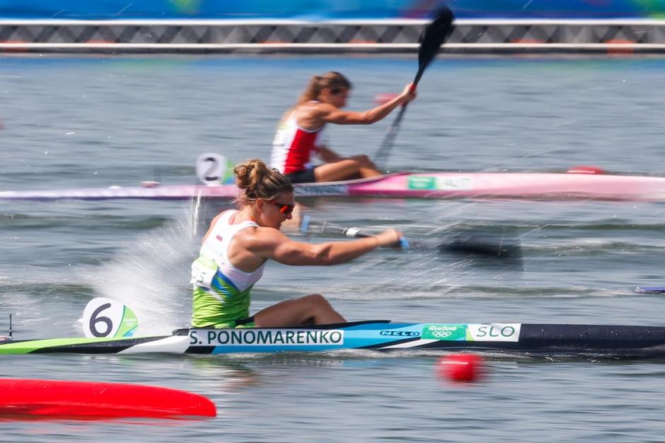 Špela Ponomarenko Janić kajak na mirnih vodah Rio 2016 | Avtor: Stanko Gruden/STA
