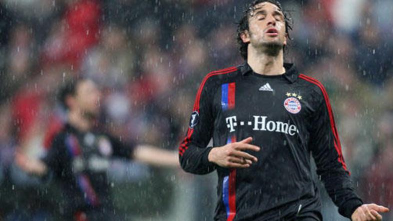 Luca Toni je proti Getafeju enkrat zadel, a tudi zapravil dve veliki priložnosti