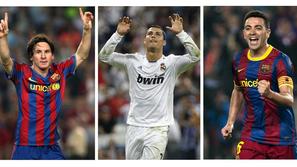 Zlata žoga Messi Ronaldo Xavi finalisti kandidati