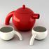 Čajnik in skodelice Avestruz. Oblikovanje: Daniel Marcelo Salvatore.