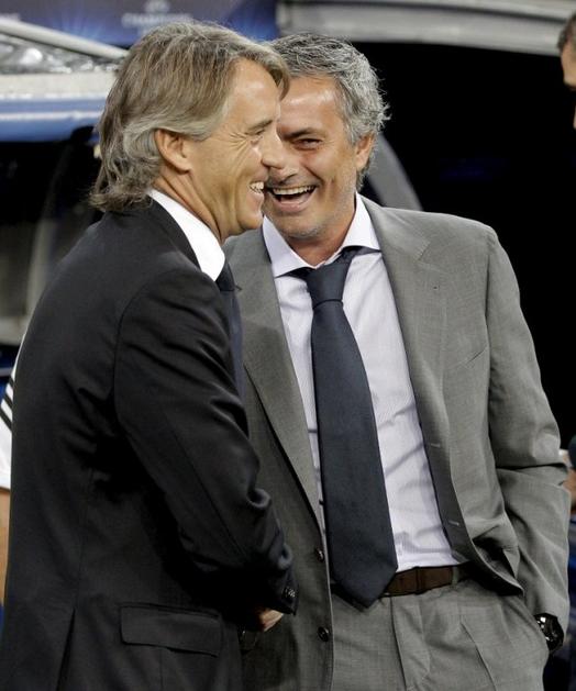 Mourinho Mancini Real Madrid Manchester City Liga prvakov