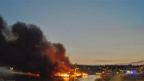 Medulin marina požar