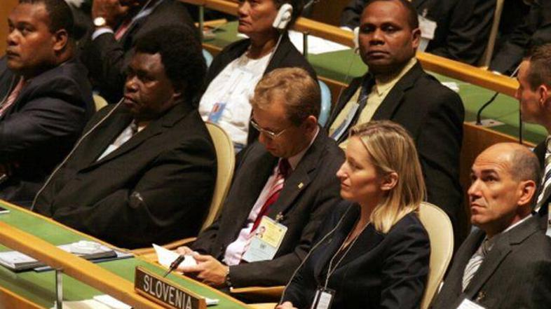 Janša se je med drugim udeležil tudi sprejema pri ameriškem predsedniku.