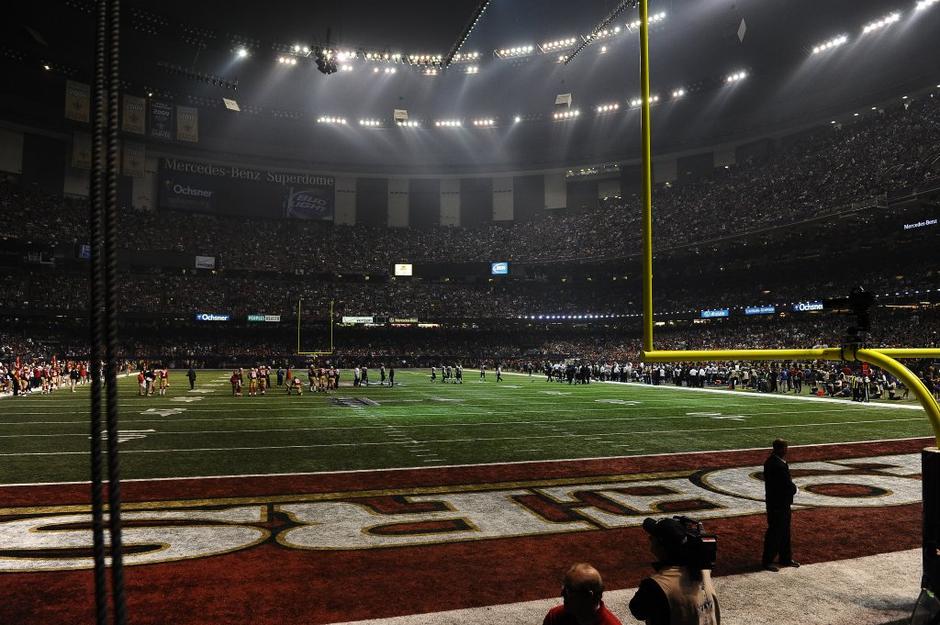 super bowl san francisco 49ers baltimore ravens ameriški nogomet izpad elektrike | Avtor: EPA