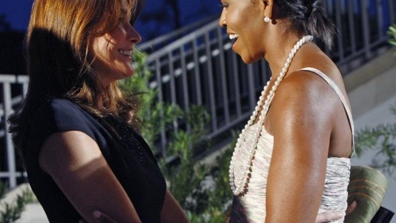 Michelle Obama, Carla Bruni Sarkozy