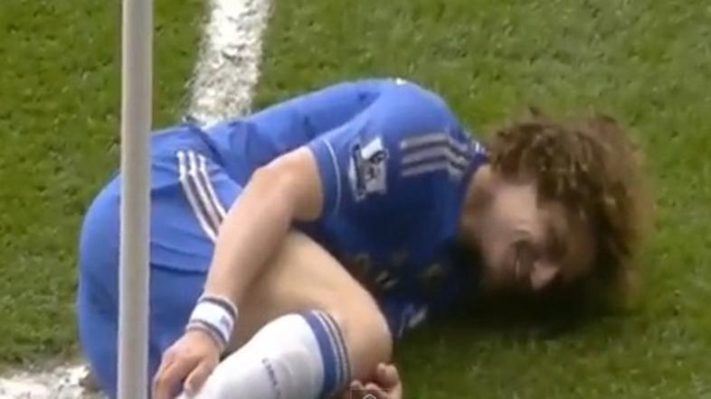 david luiz chelsea nasmešek