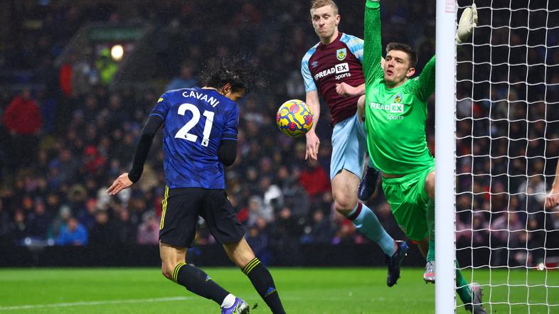 Edinson Cavani Burnley Man Utd