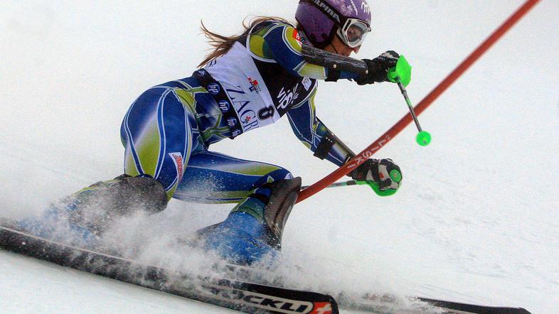 Tina Maze po sporu s serviserjem Dušanom Kapšem ni več prava. (Foto: Nik Rovan)