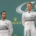 Lewis Hamilton in Nico Rosberg