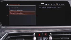 BMW remote engine start