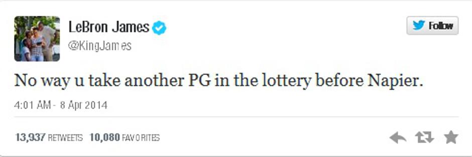 tvit lebron james | Avtor: Reševalni pas/Twitter