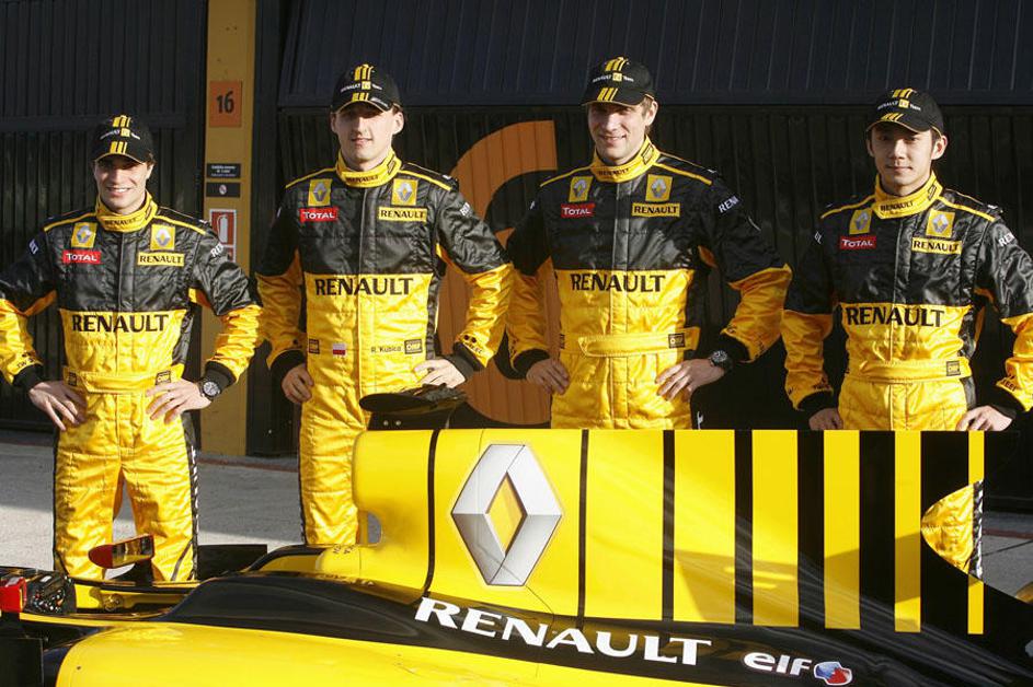 Renault 2010 Petrov Kubica Tund d`Ambrosio