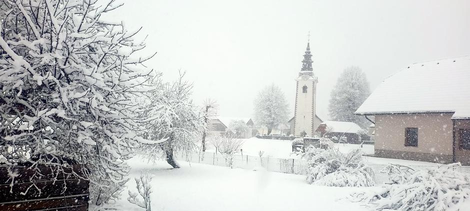 Sneg sneženje | Avtor: Domen  Mal