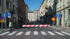 Zapora ceste na 24. Ljubljanskem maratonu