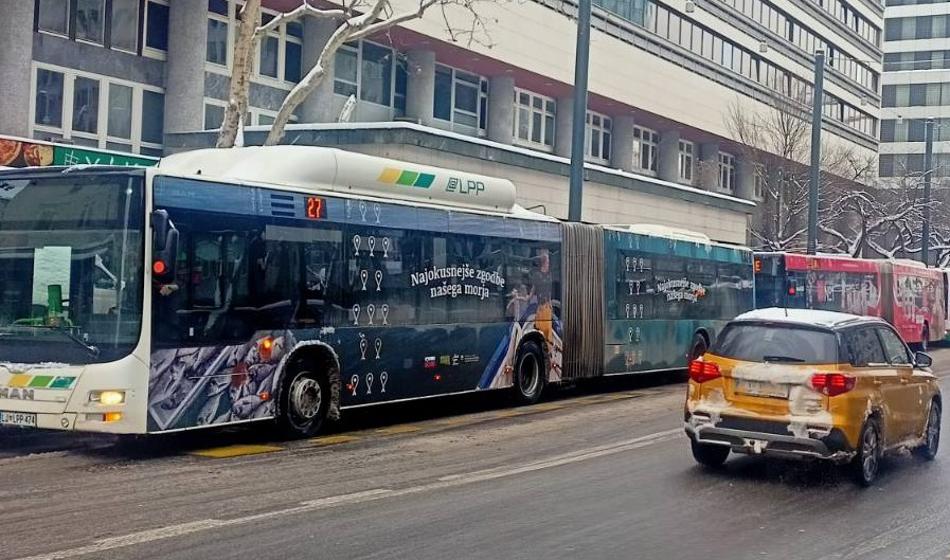 Incident na progi LPP: Voznik je napadalca zaklenil v avtobus