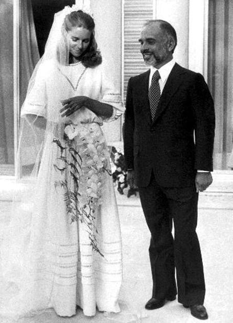 Kralj Hussein Ibn Talal in Lisa Halaby