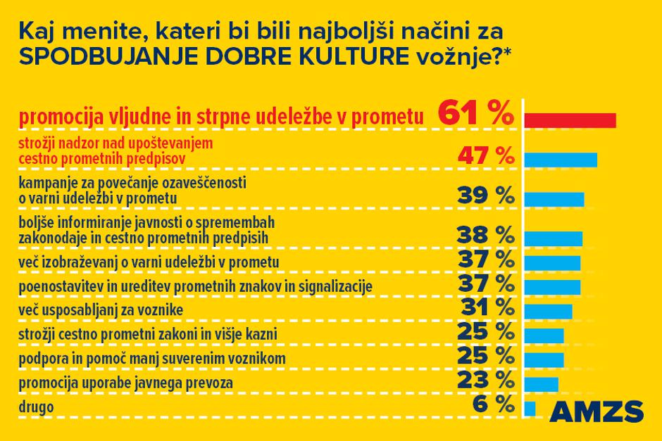 AMZS raziskava o kulturi vožnje | Avtor: AMZS