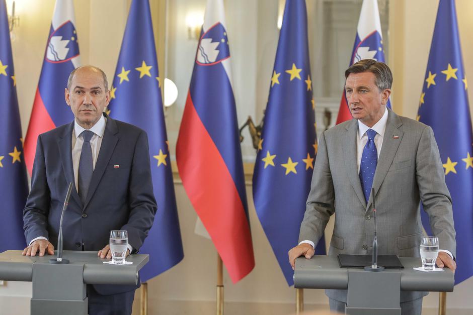 Pahor, Janša | Avtor: Saša Despot