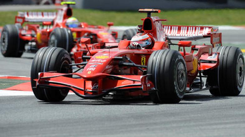 Kljub majhnim razlikam dvojna zmaga Ferrarija ni bila ogrožena niti za hip.