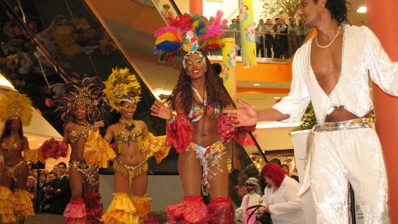 Brazilska plesna skupina Viva Brasil je bila prava paša za oči in ušesa.