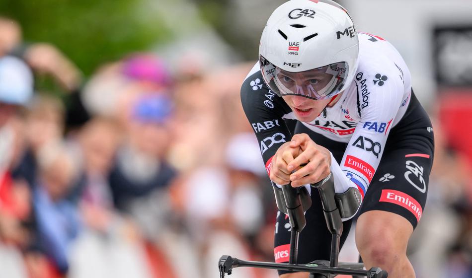 Pogačar na prvem merjenju moči pred Rogličem