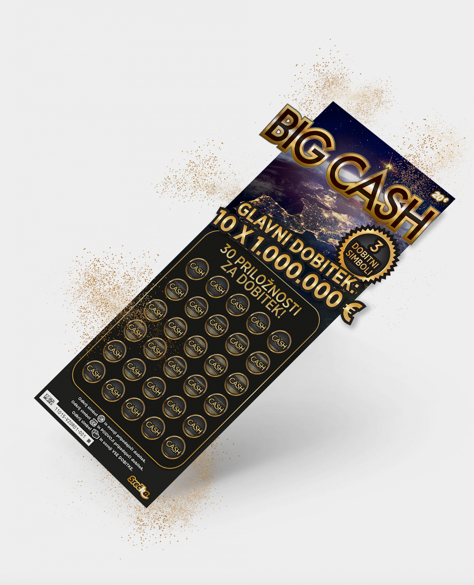 Big Cash | Avtor: Loterija Slovenije