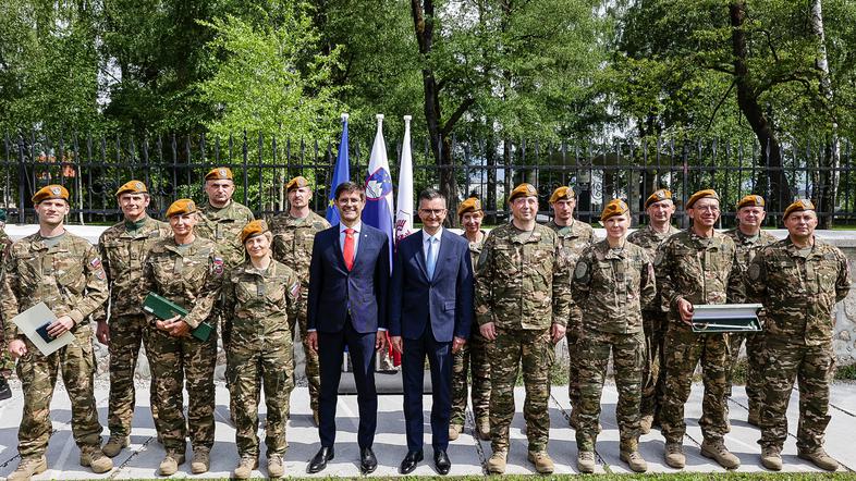 Proslava ob dnevu Slovenske vojske v Parku slovenske himne v Kranju 2024