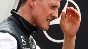 Schumacher se ni pustil novinarskih provokacijam. Če ste pozabili, zakaj je šlo,