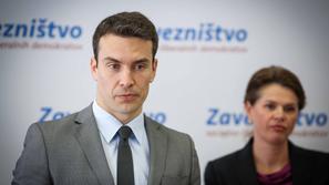 Jernej Pavlič in Alenka Bratušek