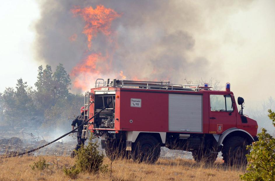 Požar na Hrvaškem