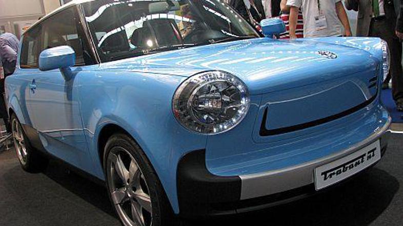 Zanimanje za novega trabanta je bilo na avtosalonu v Frankfurtu izjemno.