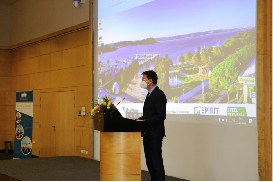 Nagovor rektorja Univerze v Mariboru, red. prof. dr. Zdravka Kačiča na otvoritvi 41. mednarodne konference o razvoju organizacijskih znanosti | Avtor: Univerza v Mariboru