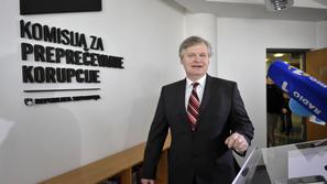 slovenija 31.03.2014, Boris Stefanec, Izjava za medije novega predsednika Komisi