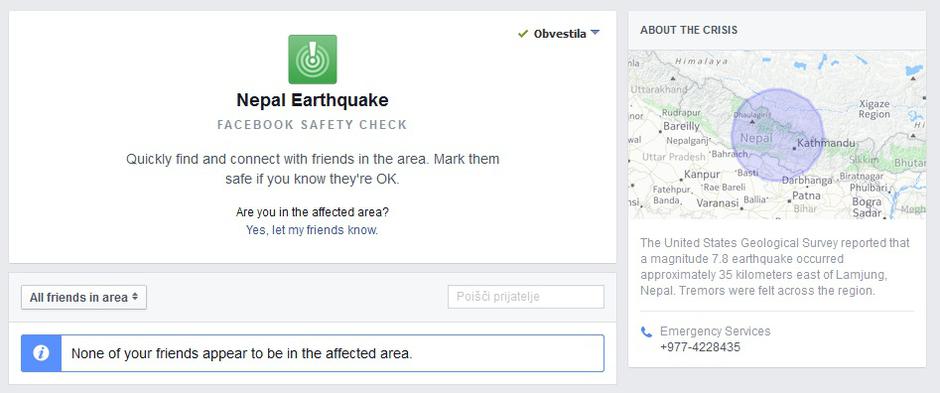 Facebook Safety Check | Avtor: Žurnal24 main