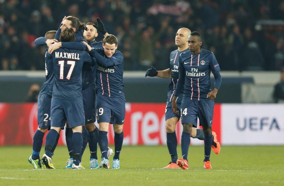 Maxwell Ibrahimović Alex Matuidi PSG Paris Saint Germain Barcelona četrtfinale L | Avtor: EPA