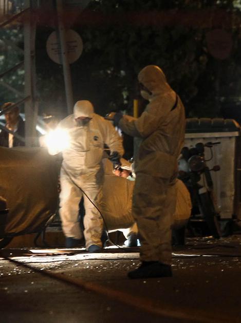 Grčija, bomba, forenziki, Atene