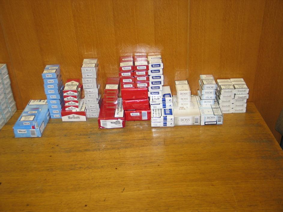Zasežene cigarete 