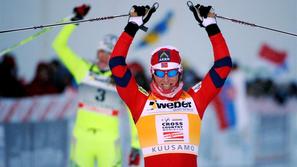 V zmagovalni štafeti Norveške je bila tudi letos odlična Marit Bjoergen. (Foto: 